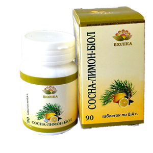 Сосна+лимон-биол табл. (90 шт.) Киев - изображение 1