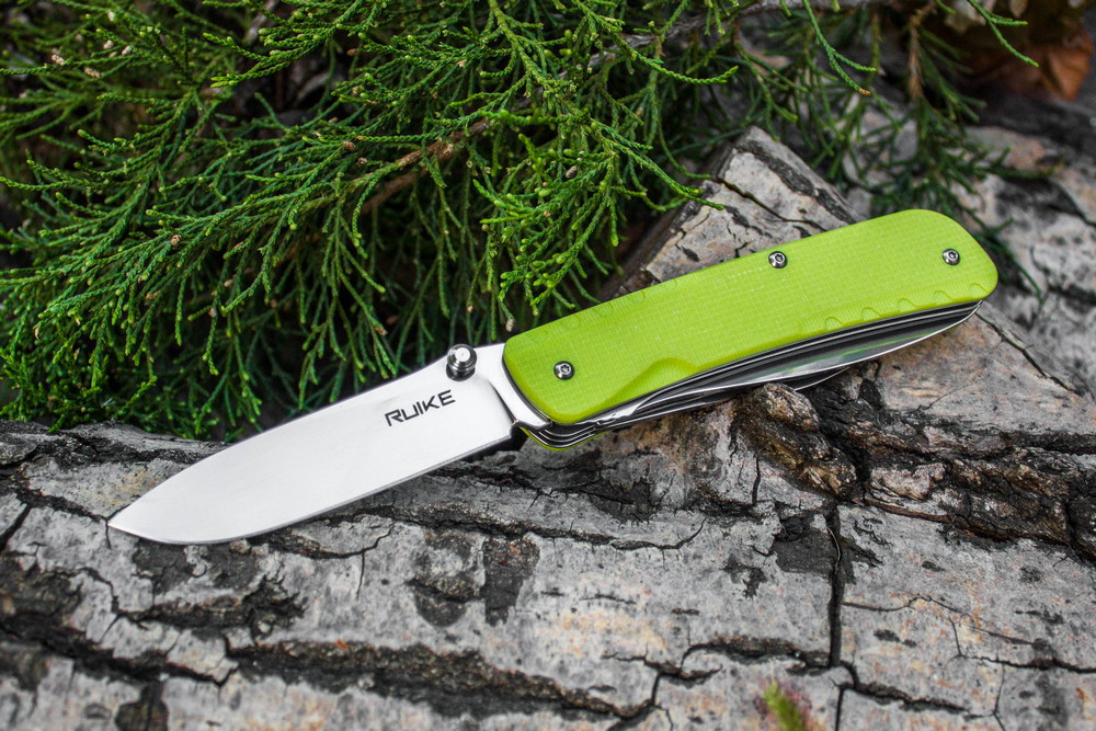 Багатофункціональний ніж Ruike Trekker LD43, (8.5 см) 12C27 / G10 зелений, 15 інстр. Київ - фото 8