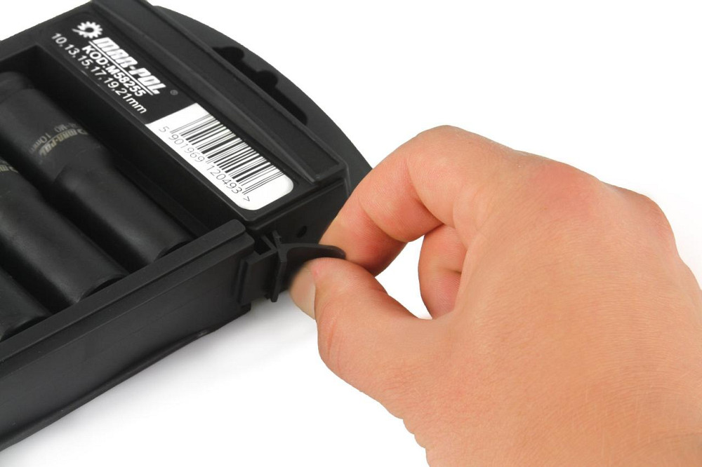 Набор длинных ударных торцевых головок 1/2 6 предметов от 10 до 21 мм Mar-Pol (M58255) Нововолынск - изображение 7