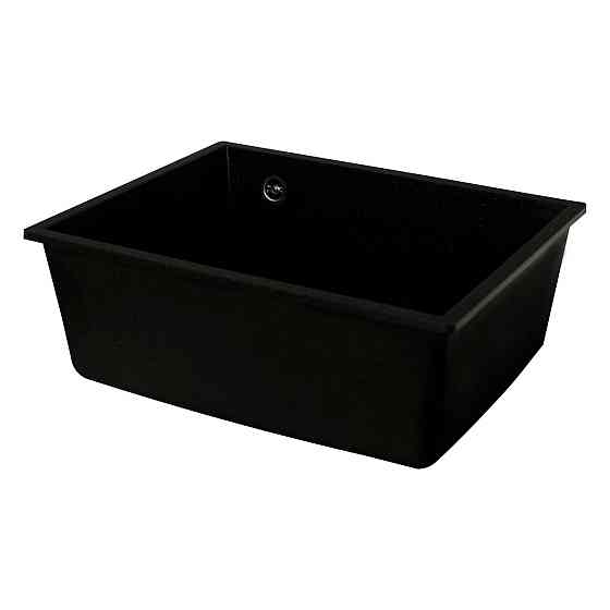 Гранітна мийка для кухні VALESO OASIS 5444 матова Чорний металік Коломыя
