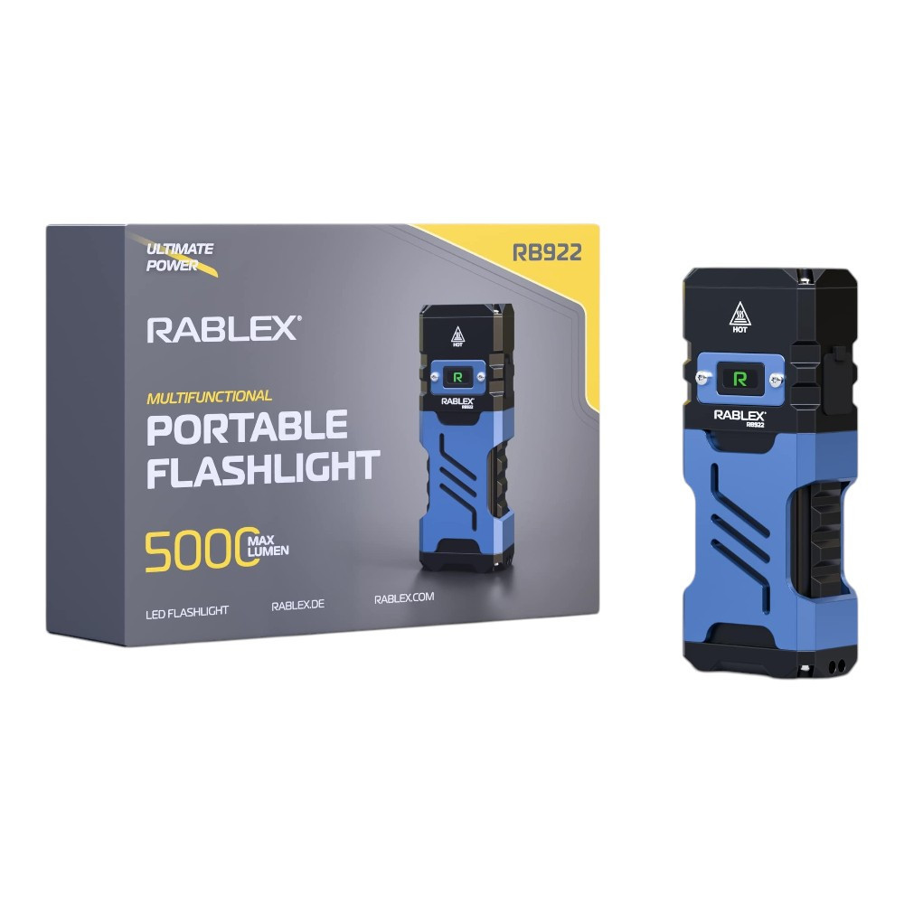 Ручний ліхтар Rablex RB922, 3*P50 LED, ЗП Type-C, Дніпро - фото 4