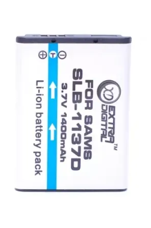 Акумулятор для фотоапарата Samsung SLB-1137D (1400 mAh) BDS2635 ExtraDigital Дніпро