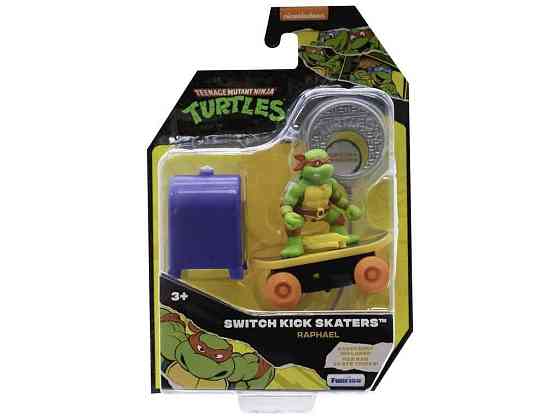 Черепашки-ніндзя TMNT класичні Скейтбордист з лаунчером Рафаель 71043 ТМ FUNRISE Київ