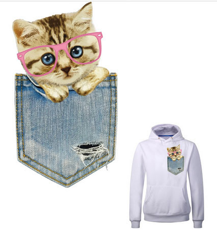 Термонаклейка на одежду Котик Киев - изображение 2