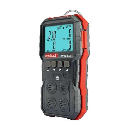 Газоанализатор 4-в-1 (кислород (O2), монооксид углерода (CO), сероводород (H2S), горючий газ WINTACT WT8812 Одесса - изображение 2