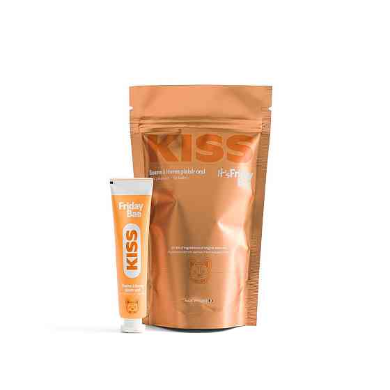 Бальзам для губ стимулирующий, вкус вишня KISS, 15 мл Friday Bae (Франция) Sex Aura Киев