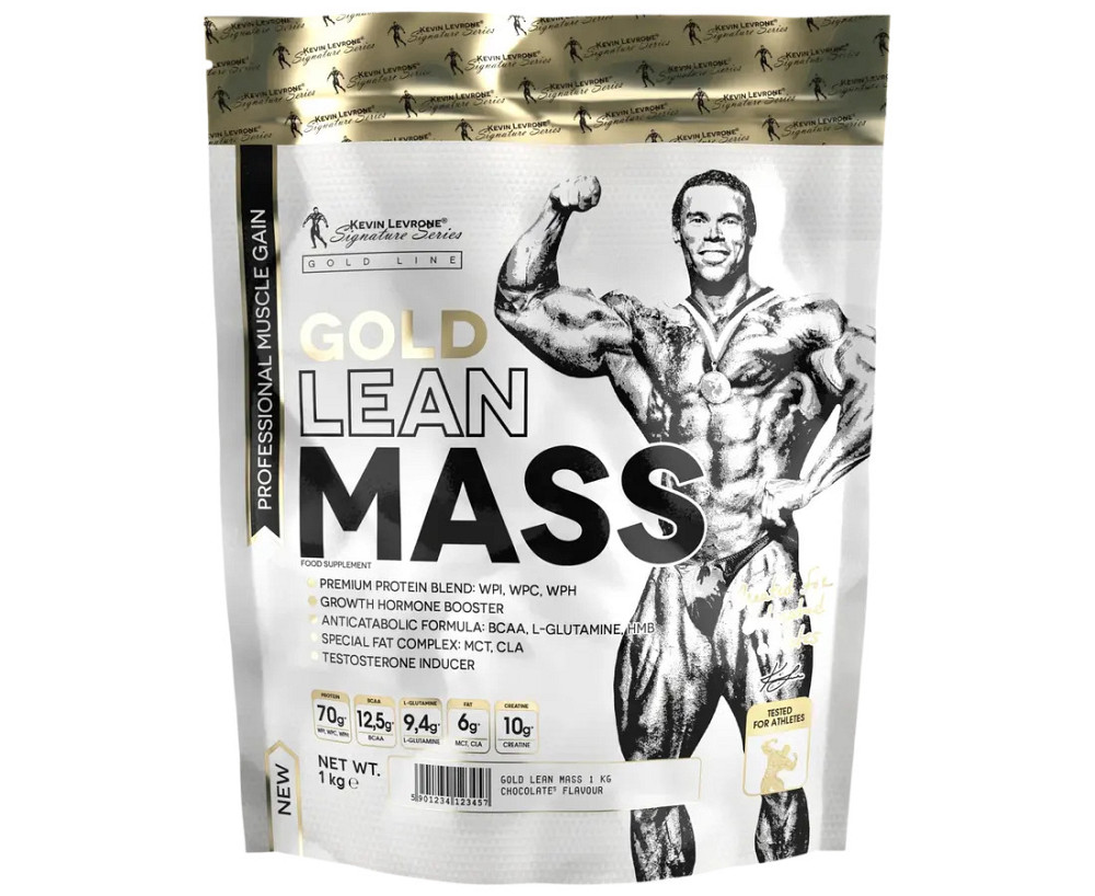 Гейнер Kevin Levrone Gold Lean Mass 1000 g (Vanilla) Луцк - изображение 1