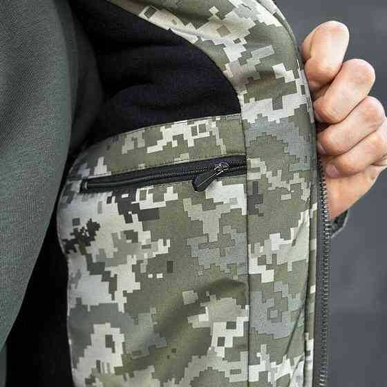 Мужская зимняя Куртка с капюшоном Pobedov Winter Jacket Motive ЗИМА Киев