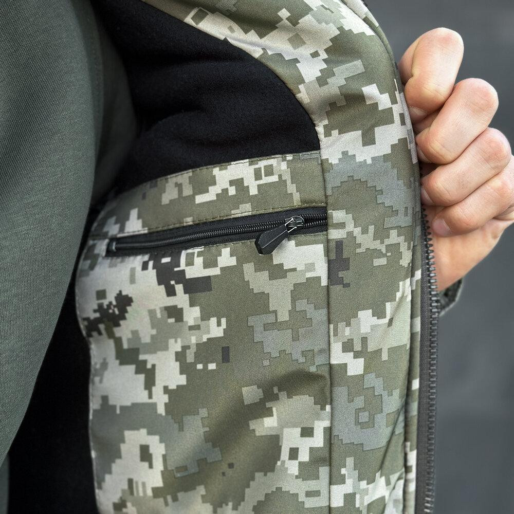 Мужская зимняя Куртка с капюшоном Pobedov Winter Jacket Motive ЗИМА Киев - изображение 5