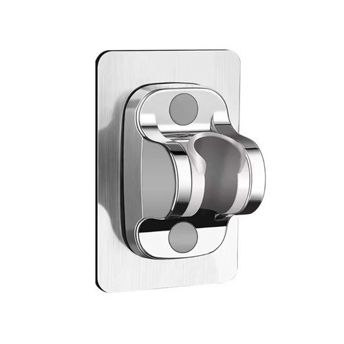 Тримач для душової лійки з регулюванням кута нахилу, настінний клейкий Київ - фото 1