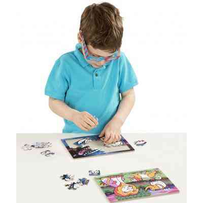 Набір для творчості Melissa&amp;Doug 3D пазли-розмальовки Сафарі / Океан (MD8823) Вінниця