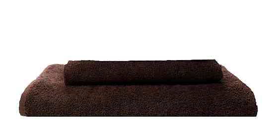 Комплект рушників Ideal Textile однотонних 50х90см + 70х140см 400 г/м2 (56860932) Шоколадний Чернівці