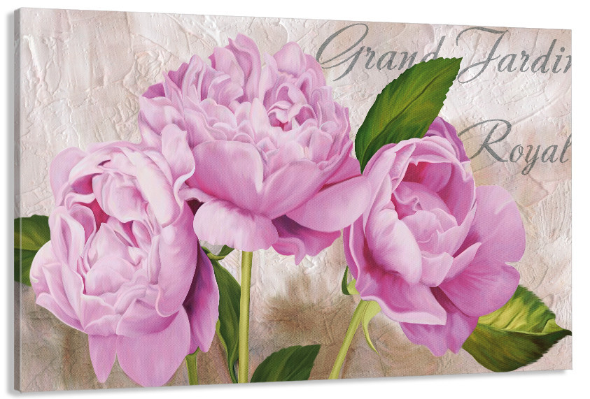 Картина полотно у вітальню / спальню Півонії      MLP_400 ( 60х30см ) 80x120 см Київ - фото 1