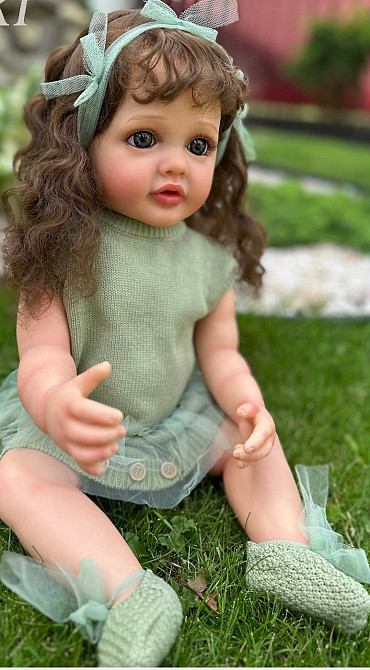 Реалистичная Кукла Реборн Девочка София 55 см Харьков - изображение 7