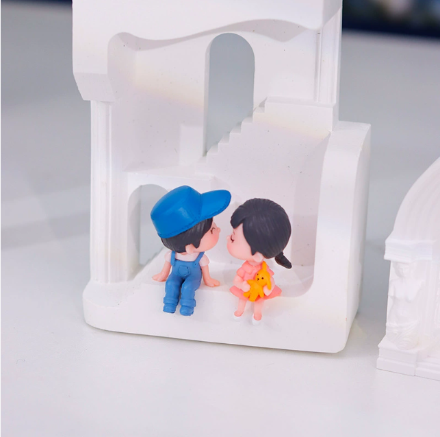 Фігурки дітей на лавці 5.8 х 4.8 см для моделювання та мікроландшафту Одеса - фото 6