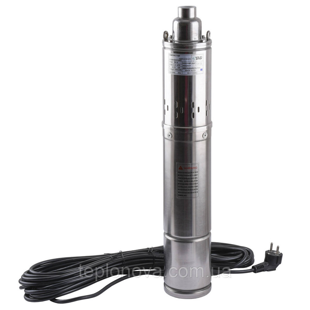 Насос скважинный шнековый  VOLKS pumpe  4 QGD 1,2-100-0,75кВт +кабель 15м Черновцы - изображение 1