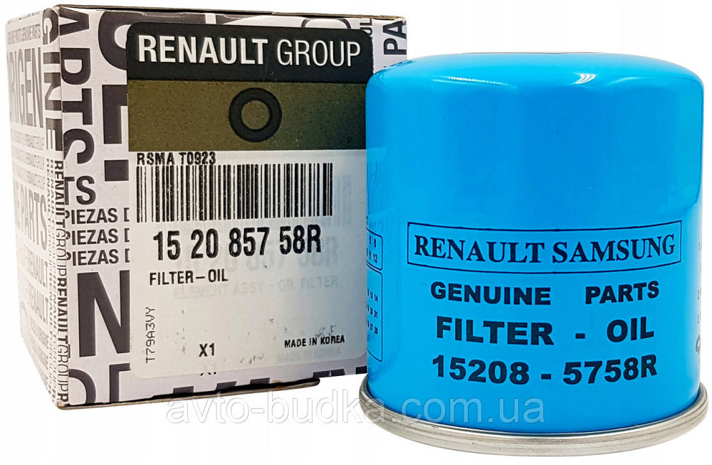Фільтр масляний Рено Меган III мотор 2.0 CVT Renault (Оригінал) - 152085758R Новый Роздол - изображение 1