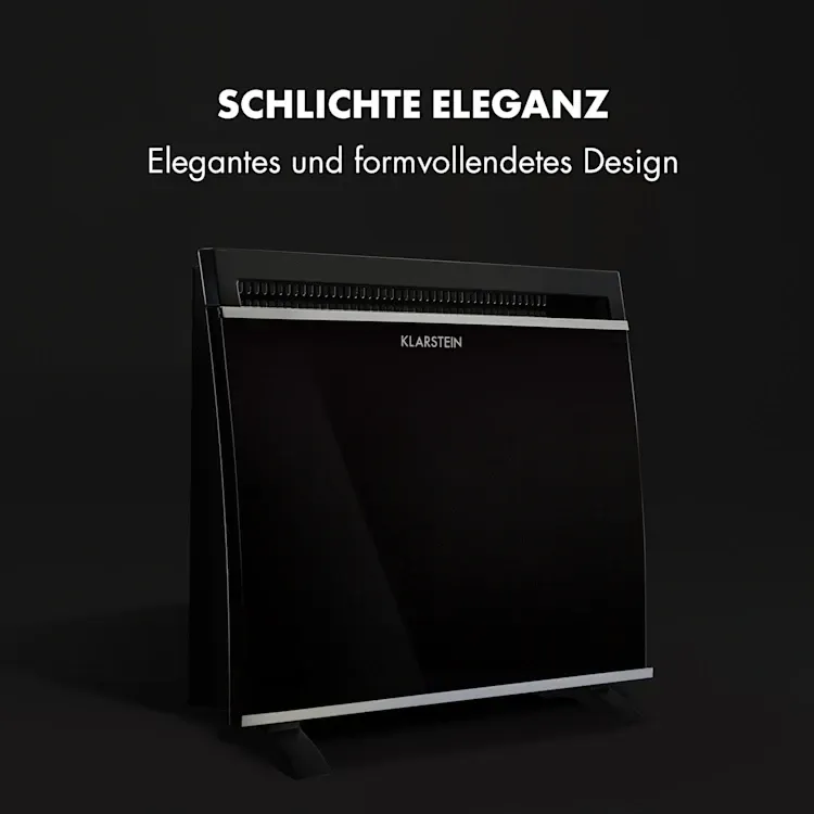 Б/У Обогреватель стеклянный конвектор Klarstein Gotland из Германии Днепр - изображение 3