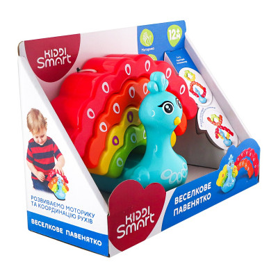 Развивающая игрушка Kiddi Smart Радужный павлинчик (4508-KS) Винница - изображение 8
