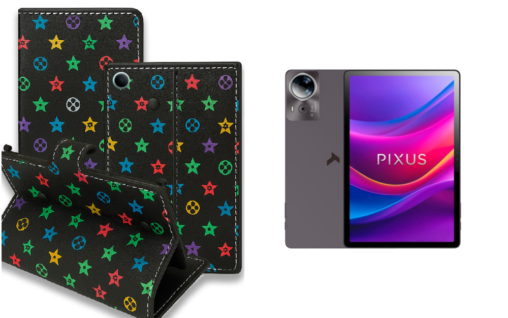Книжка-трансформер для планшета Pixus Combo, колір Black Lyi Black Київ - фото 1