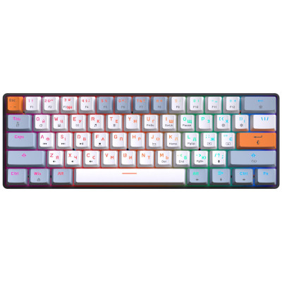 Клавіатура GamePro MK130R Hot-Swap Red Swich RGB USB UA Black (MK130R) Вінниця - фото 1