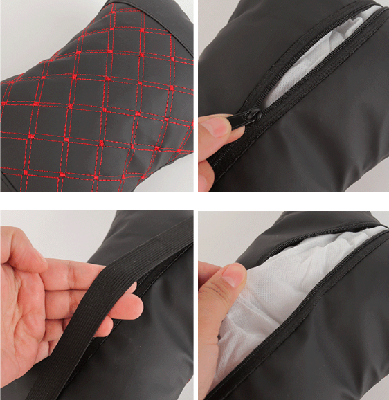 Подголовник  в авто, подушка под голову для автокресла БЕЛАЯ нитка Кременчуг - изображение 9