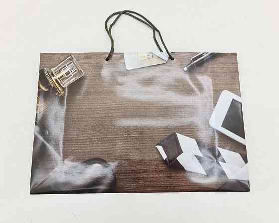 Паперовий великий горизонтальний пакет 36/22/10 (артBG-113) (12 шт.) Харків