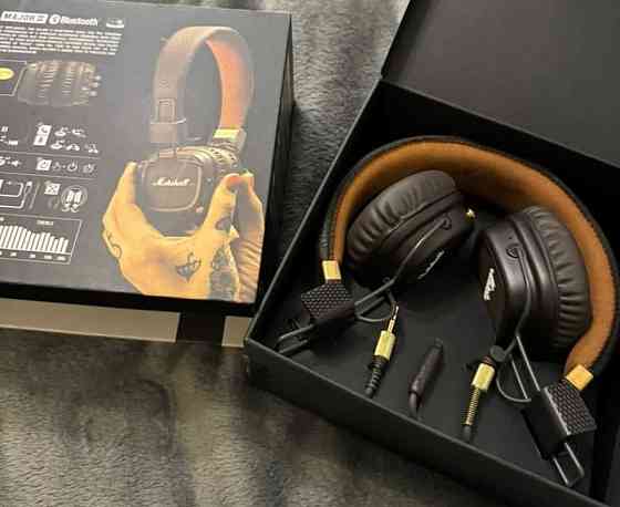 Наушники Marshall Headphones Major II Bluetooth Brown. Киев