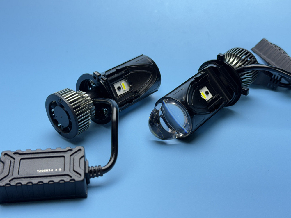 Світлодіодні лінзи Bi-LED EA Light X Y9 H4 Mini Lens 1.4" 6000k 11000lm 80w/SET 12-24v Харків - фото 3