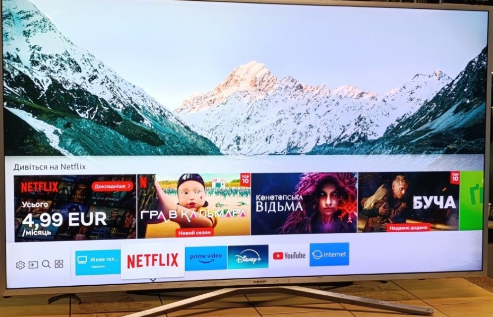 Телевизор Samsung 49" 4K Ultra HD / Smart TV Wi-Fi T2/ Tizen / Slim Київ - фото 8