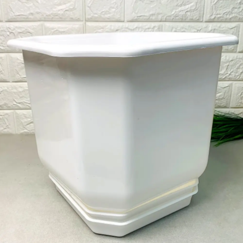 Вазон Дама з підставкою 24*24см білий Алеана Житомир - изображение 3