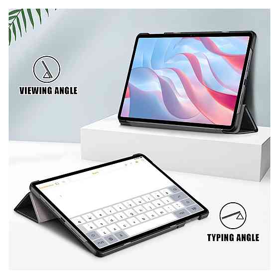 Чехол для Honor Pad X9 черный тонкий с подставкой авто сон PU+PC защитный Киев