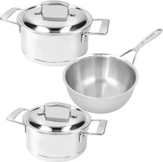 Demetere SILVER 7 Zestaw 3 garnków Київ