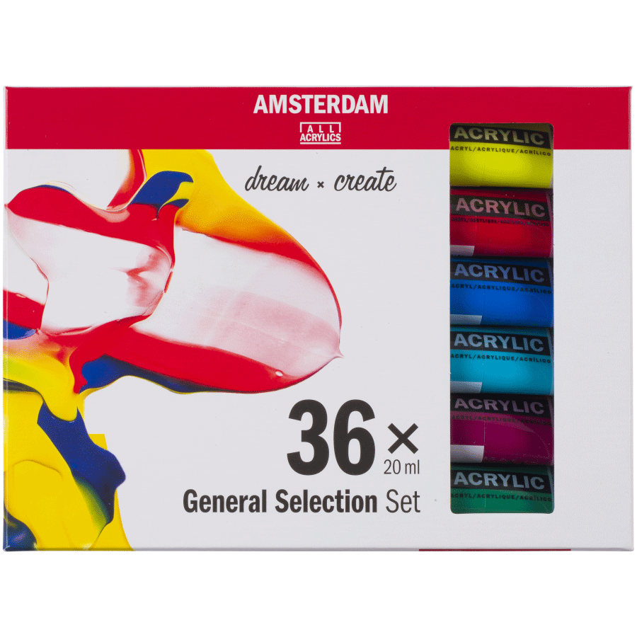 Набор акриловых красок AMSTERDAM GENERAL SELECTION 36х20мл Royal Talens Киев - изображение 3