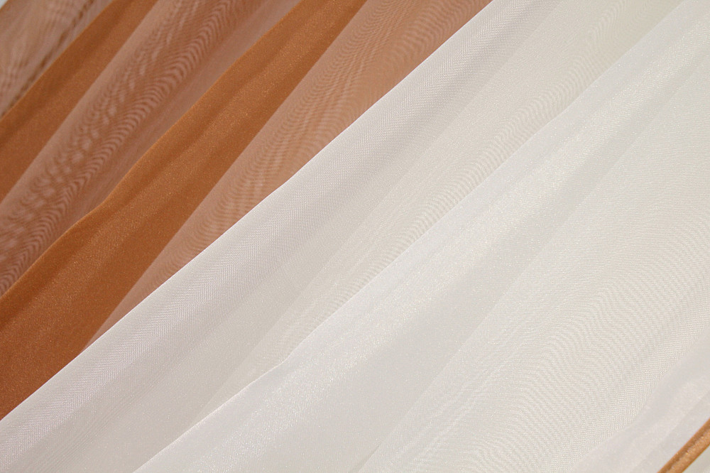 Кухонный комплект VR-Textil № 038к шторки и тюль коричневый с бежевым 280х170 см (50-811) Киев - изображение 6