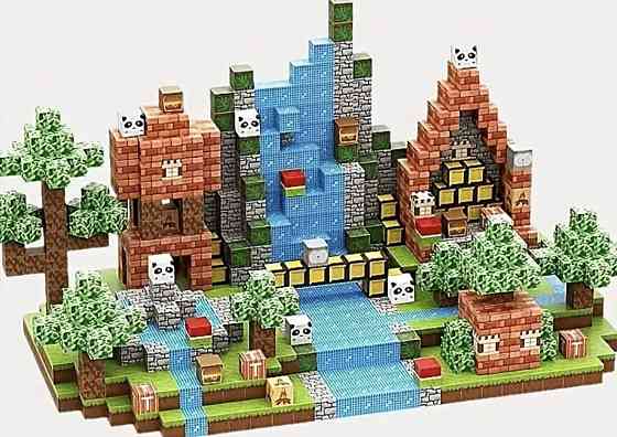 Магнітні блоки майнкрафт, конструктор, minecraft, магнитный ,my word. Київ
