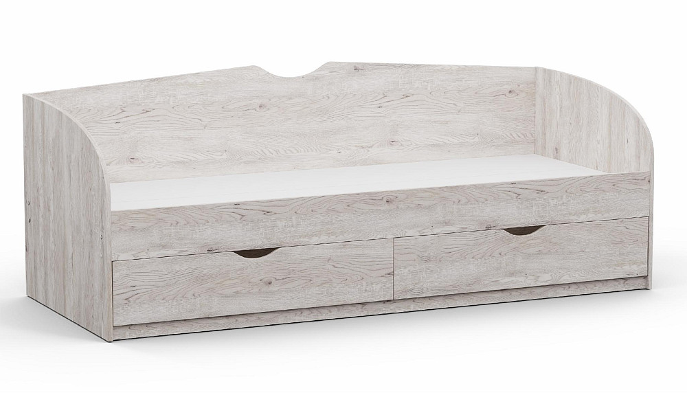 Ліжко односпальне L-10, Самоа Димчастий, 2030х934х766 Львів - фото 1