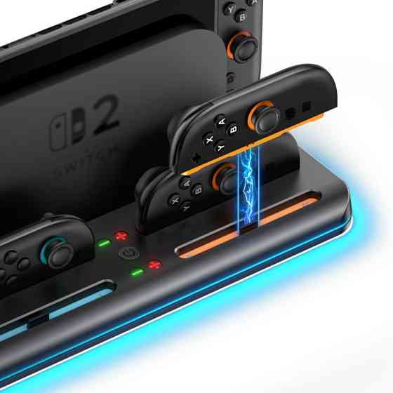 Зарядна станція Switch 2 підставка RGB OIVO VG-SW205B Київ