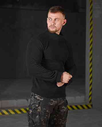 Гольф флисовый черный ВТ4789 Одесса