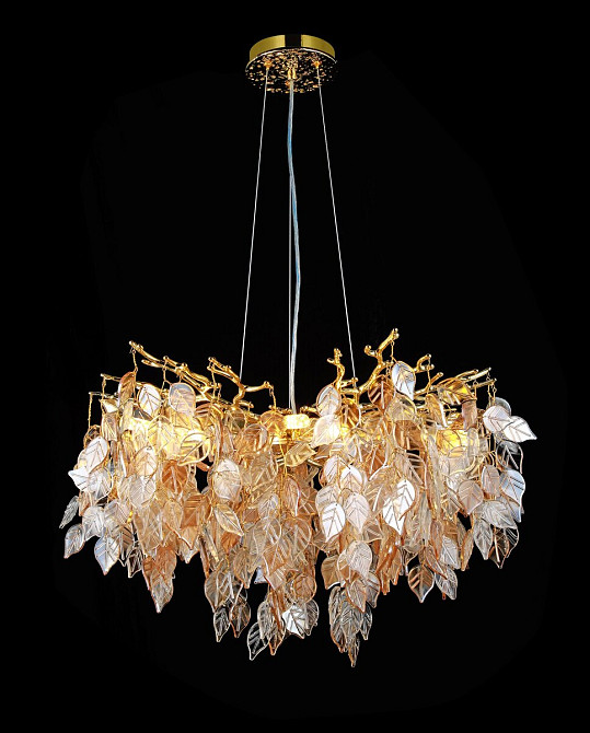 VALESO Люстра підвісна VALESO 33022/600 золотий на 8 ламп E14 Киев - изображение 1