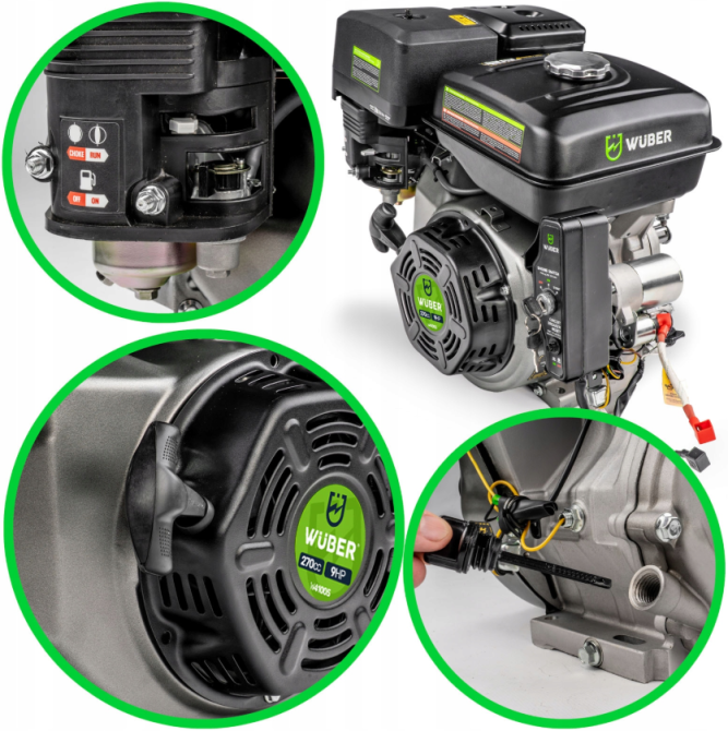 Двигатель внутреннего сгорания 6,62 кВт 25,4 мм Wuber (Польша) Киев - изображение 8