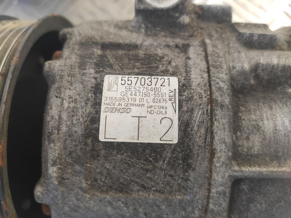 Компресор кондиціонера Opel Corsa 1.3 cdti 2006-2014 (55703721) Ковель - фото 6