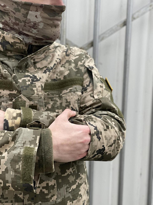 Мужской тактический костюм летний военный, комплект куртка пиксель + штаны, тактическая форма зсу XL Одесса - изображение 7