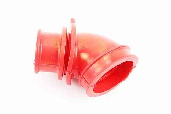 Патрубок фільтра повітряного Suzuki AD50 LET'S, силікон (ЧЕРВОНИЙ) Киев