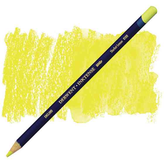 Карандаш чернильный Inktense (0100) Лимонный Derwent Киев
