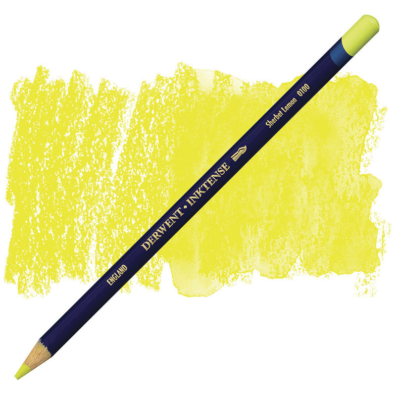 Карандаш чернильный Inktense (0100) Лимонный Derwent Київ - фото 1