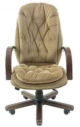 Офисное Кресло Руководителя Richman Venice Rosto 40 Wood М3 MultiBlock Оливковый Днепр