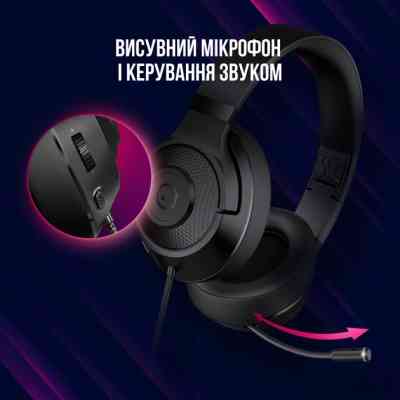 Навушники Lorgar Noah 101 Gaming 3.5 мм Black (LRG-GHS101B) Вінниця
