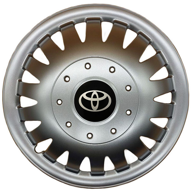 Автомобільні модельні ковпаки R15 Toyota 320 4шт, SJS, сріблясті Вінниця - фото 1