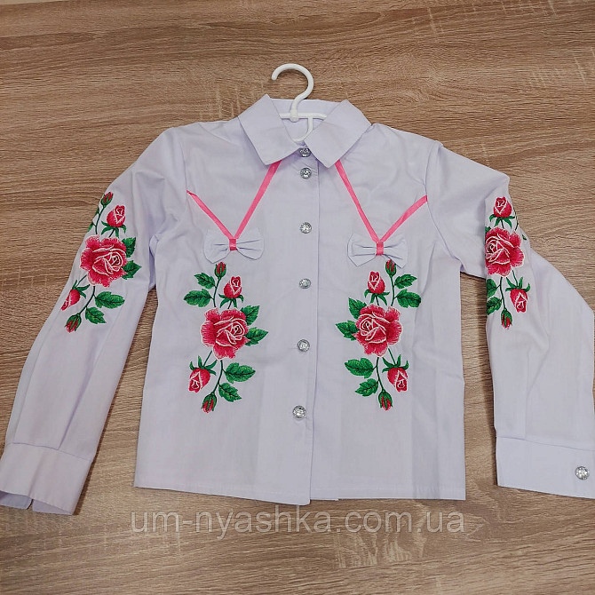 Шкільна сорочка з вишивкою 128-152 Кривий Ріг - фото 3